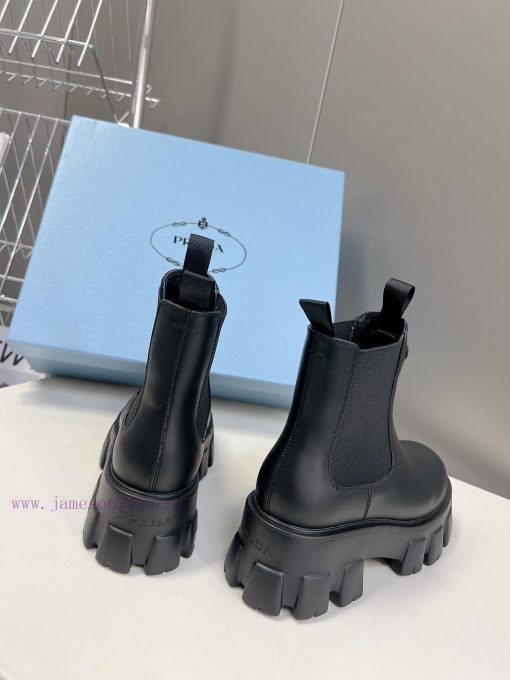 PRADA Top Sponge Cake Thick Bottom Pocket Triangle Logo Couple BootsThe original version 11 qhyviaxz - Image 10
