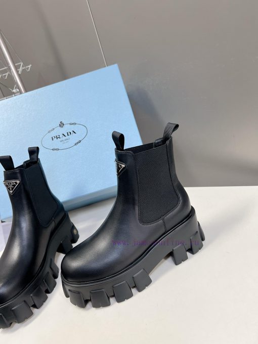 PRADA Top Sponge Cake Thick Bottom Pocket Triangle Logo Couple BootsThe original version 11 d4xvu3yg - Image 4