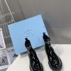 Prada PARADA Top Triangle Logo Couple's loafersOriginal mold bottom 11 replicaAnti slip and pxu7souu