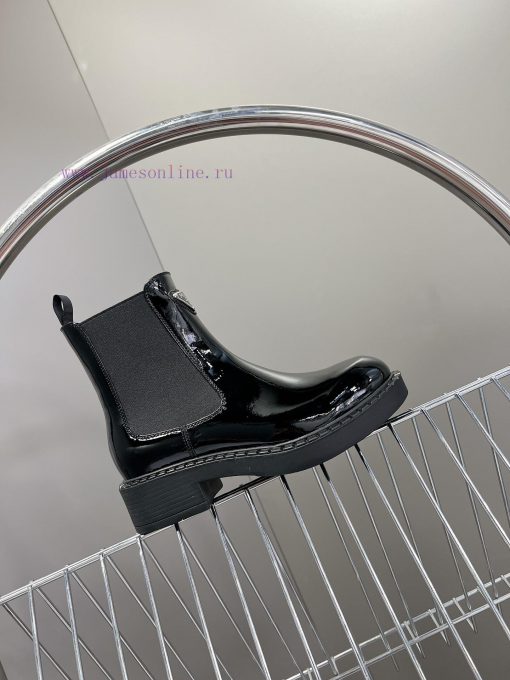 Prada PARADA Top Triangle Logo Couple's loafersOriginal mold bottom 11 replicaAnti slip and pxu7souu - Image 6