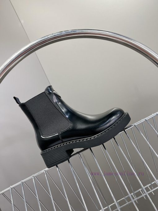 Prada PARADA Top Triangle Logo Couple's loafersOriginal mold bottom 11 replicaAnti slip and i6exoqor - Image 6