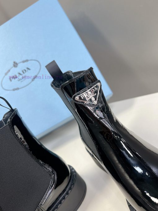 Prada PARADA Top Triangle Logo Couple's loafersOriginal mold bottom 11 replicaAnti slip and pxu7souu - Image 9