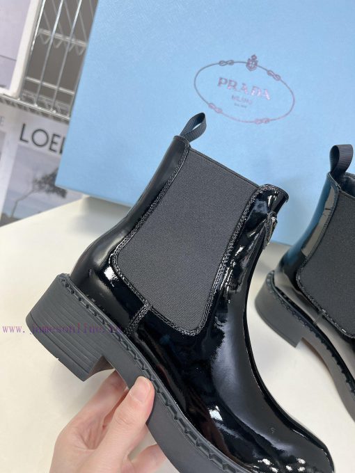 Prada PARADA Top Triangle Logo Couple's loafersOriginal mold bottom 11 replicaAnti slip and pxu7souu - Image 10