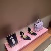 The mostCrystal Lace Lace High Heel SandalsExquisite princess shoes, none of themThere is neuepun5ew