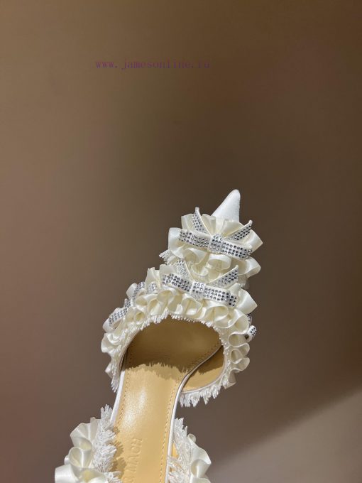 The mostCrystal Lace Lace High Heel SandalsExquisite princess shoes, none of themThere is ne8sq2dp0x - Image 5