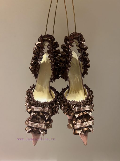 The mostCrystal Lace Lace High Heel SandalsExquisite princess shoes, none of themThere is ne5ccix7b7 - Image 9