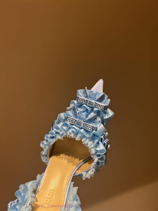 The mostCrystal Lace Lace High Heel SandalsExquisite princess shoes, none of themThere is ne2ziptmfx - Image 5