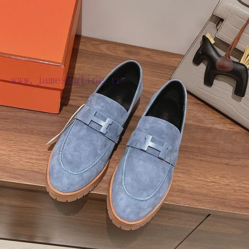 Rocket comes to autumn and winter2023 Le Fu shoes look very warm, with H-button embellishmenmw6ekrxr