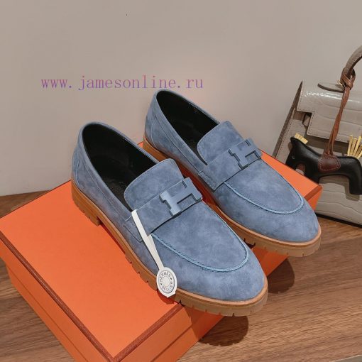 Rocket comes to autumn and winter2023 Le Fu shoes look very warm, with H-button embellishmenmw6ekrxr - Image 5