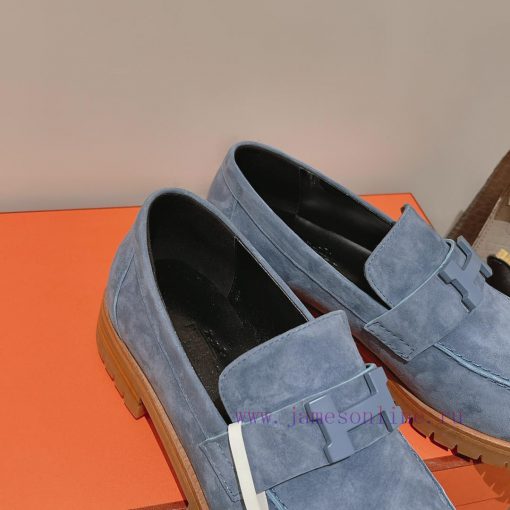 Rocket comes to autumn and winter2023 Le Fu shoes look very warm, with H-button embellishmenmw6ekrxr - Image 8