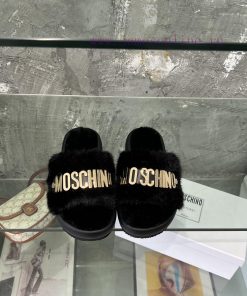 Moschino Mao Mao Slippers ️️ High end Lazy Slippers Released Across the Internet 🧐  Elegant qb7ybha4