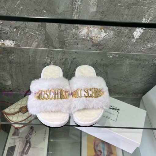 Moschino Mao Mao Slippers ️️ High end Lazy Slippers Released Across the Internet 🧐  Elegant 4714ifvw