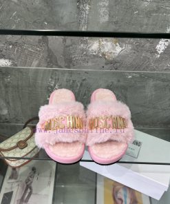 Moschino Mao Mao Slippers ️️ High end Lazy Slippers Released Across the Internet 🧐  Elegant e42uylp4
