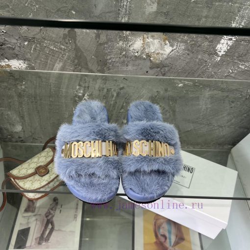 Moschino Mao Mao Slippers ️️ High end Lazy Slippers Released Across the Internet 🧐  Elegant ch3tfv03