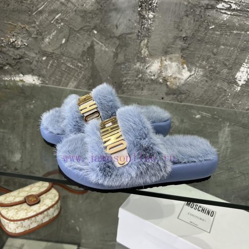 Moschino Mao Mao Slippers ️️ High end Lazy Slippers Released Across the Internet 🧐  Elegant ch3tfv03 - Image 3