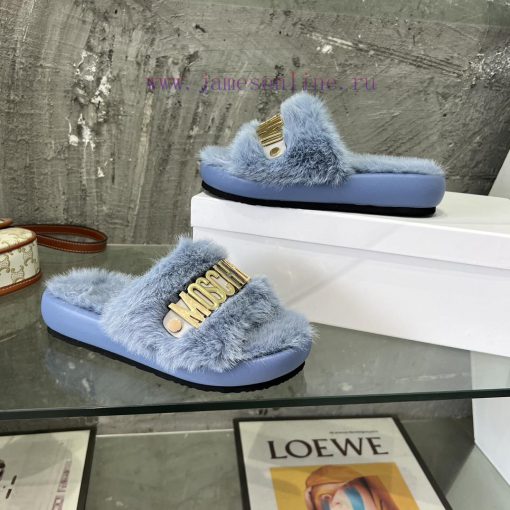 Moschino Mao Mao Slippers ️️ High end Lazy Slippers Released Across the Internet 🧐  Elegant ch3tfv03 - Image 8