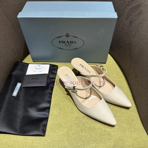 Prada/Prada 2024 Spring/Summer New Product Shining Debut: This patent leather high-heeled shgsqmcfmh - Image 5