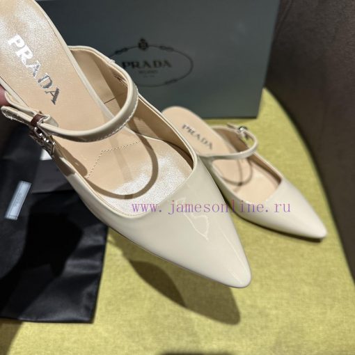Prada/Prada 2024 Spring/Summer New Product Shining Debut: This patent leather high-heeled shgsqmcfmh - Image 6