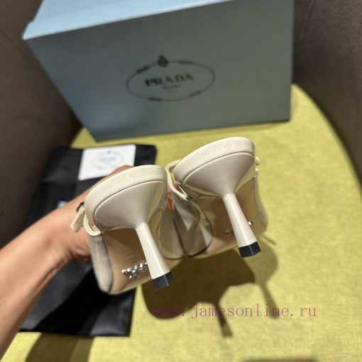 Prada/Prada 2024 Spring/Summer New Product Shining Debut: This patent leather high-heeled shgsqmcfmh - Image 9