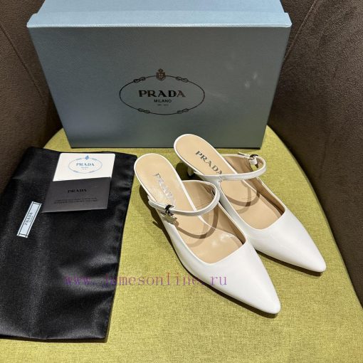 Prada/Prada 2024 Spring/Summer New Product Shining Debut: This patent leather high-heeled shux88kprh - Image 5