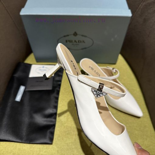 Prada/Prada 2024 Spring/Summer New Product Shining Debut: This patent leather high-heeled shux88kprh - Image 7