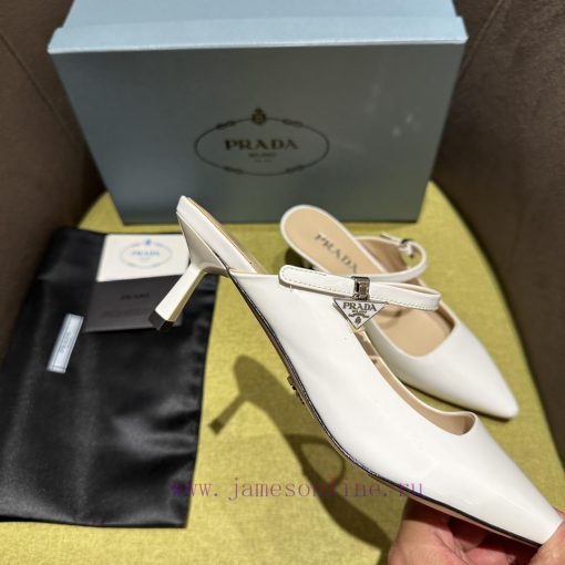 Prada/Prada 2024 Spring/Summer New Product Shining Debut: This patent leather high-heeled shux88kprh - Image 8