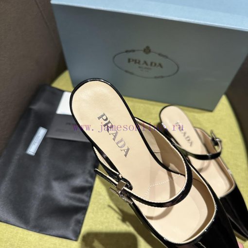 Prada/Prada 2024 Spring/Summer New Product Shining Debut: This patent leather high-heeled sh36m1nyk7 - Image 7