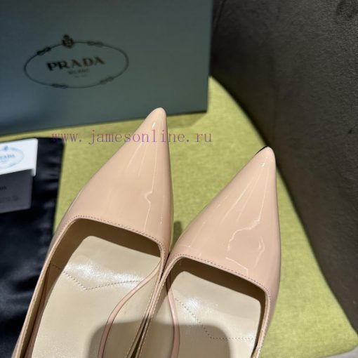 Prada/Prada 2024 SS Spring/Summer New Product Shining Debut Lacquer High Heels, with Prada's4lco66jr - Image 6