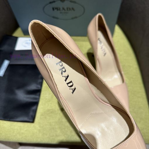 Prada/Prada 2024 SS Spring/Summer New Product Shining Debut Lacquer High Heels, with Prada's4lco66jr - Image 7