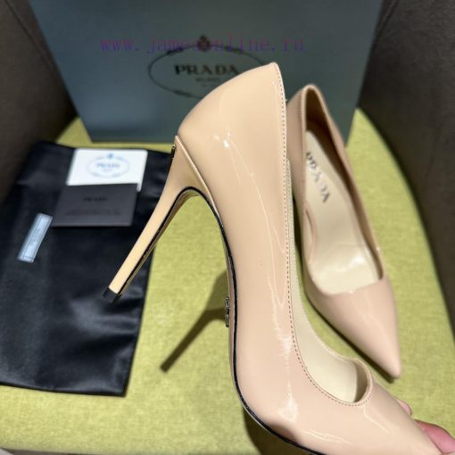 Prada/Prada 2024 SS Spring/Summer New Product Shining Debut Lacquer High Heels, with Prada's4lco66jr - Image 8