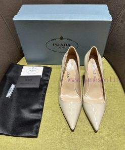 Prada/Prada 2024 SS Spring/Summer New Product Shining Debut Lacquer High Heels, with Prada'sxir14tr2