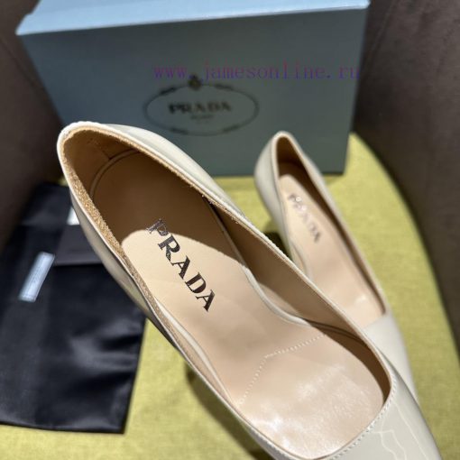 Prada/Prada 2024 SS Spring/Summer New Product Shining Debut Lacquer High Heels, with Prada'sxir14tr2 - Image 7
