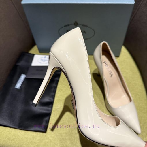 Prada/Prada 2024 SS Spring/Summer New Product Shining Debut Lacquer High Heels, with Prada'sxir14tr2 - Image 8