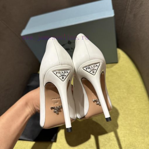 Prada/Prada 2024 SS Spring/Summer New Product Shining Debut Lacquer High Heels, with Prada's9tdjoyk4 - Image 6