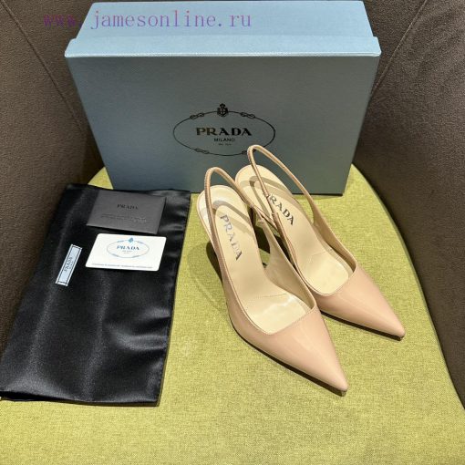 Prada/Prada 2024 SS Spring/Summer New Product Shining Debut Lacquer High Heels, with Prada'srhpfot71 - Image 4