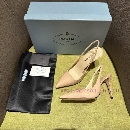 Prada/Prada 2024 SS Spring/Summer New Product Shining Debut Lacquer High Heels, with Prada'srhpfot71 - Image 5