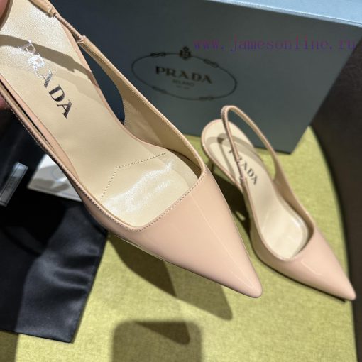 Prada/Prada 2024 SS Spring/Summer New Product Shining Debut Lacquer High Heels, with Prada'srhpfot71 - Image 6