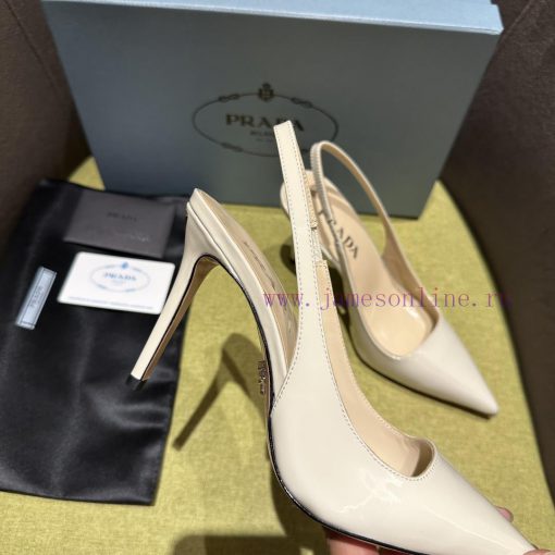 Prada/Prada 2024 SS Spring/Summer New Product Shining Debut Lacquer High Heels, with Prada's2adapfbn - Image 6