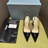 Prada/Prada 2024 SS Spring/Summer New Product Shining Debut Lacquer High Heels, with Prada'ssbyx5qb6
