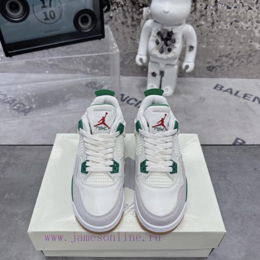 .  Air Jordan 4 turquoiseThe classic mesh window area of the Qiao 4 is sewn with a joint lab7gddkgkc - Image 2