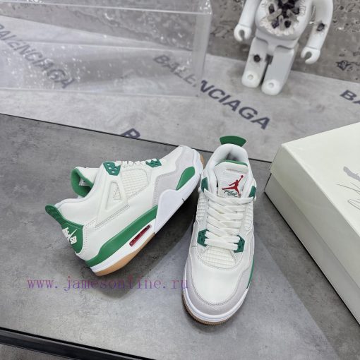 .  Air Jordan 4 turquoiseThe classic mesh window area of the Qiao 4 is sewn with a joint lab7gddkgkc - Image 5