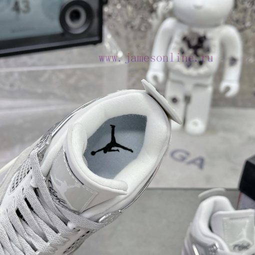 Air Jordan 4 GreyThe classic mesh window area of the Qiao 4 is sewn with a joint label on thp1lo89mh - Image 8