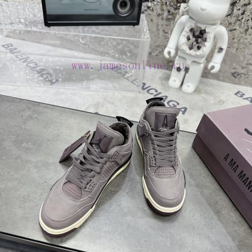 Air Jordan 4 burgundyThe classic mesh window area of the Qiao 4 is sewn with a joint label omuj0vsoq - Image 5