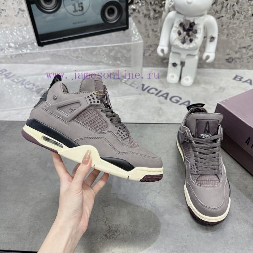 Air Jordan 4 burgundyThe classic mesh window area of the Qiao 4 is sewn with a joint label omuj0vsoq - Image 6