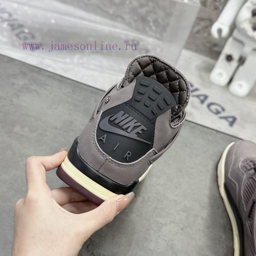 Air Jordan 4 burgundyThe classic mesh window area of the Qiao 4 is sewn with a joint label omuj0vsoq - Image 9