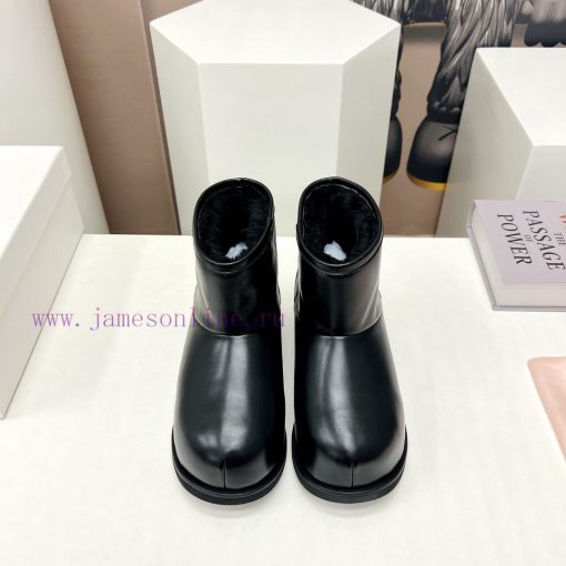 Top tierAmina Muaddi23vs Autumn/Winter Hot Snow Boot SeriesRound headed snow boots with incruy4urwco - Image 2