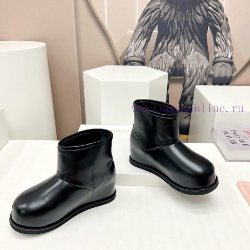 Top tierAmina Muaddi23vs Autumn/Winter Hot Snow Boot SeriesRound headed snow boots with incruy4urwco - Image 5