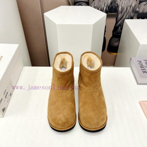 Top tierAmina Muaddi23vs Autumn/Winter Hot Snow Boot SeriesRound headed snow boots with incrmyss9bn1 - Image 2