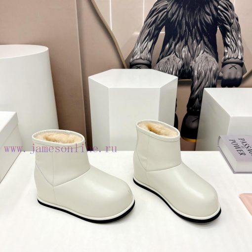 Top tierAmina Muaddi23vs Autumn/Winter Hot Snow Boot SeriesRound headed snow boots with incr2idlkwbb - Image 3