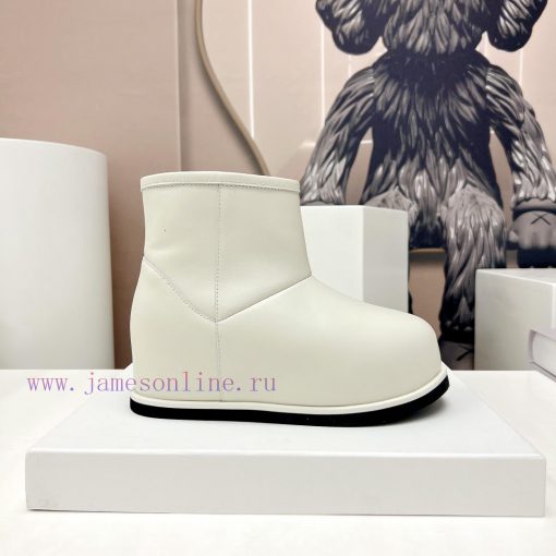 Top tierAmina Muaddi23vs Autumn/Winter Hot Snow Boot SeriesRound headed snow boots with incr2idlkwbb - Image 6